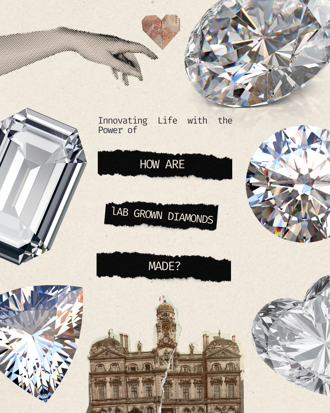 How are lab grown diamonds made?