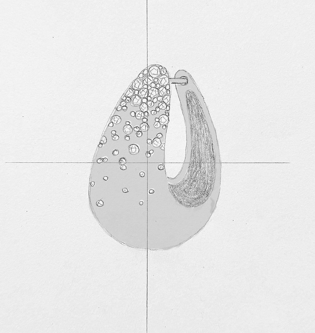 Asymmetric Scattered Dome Hoops