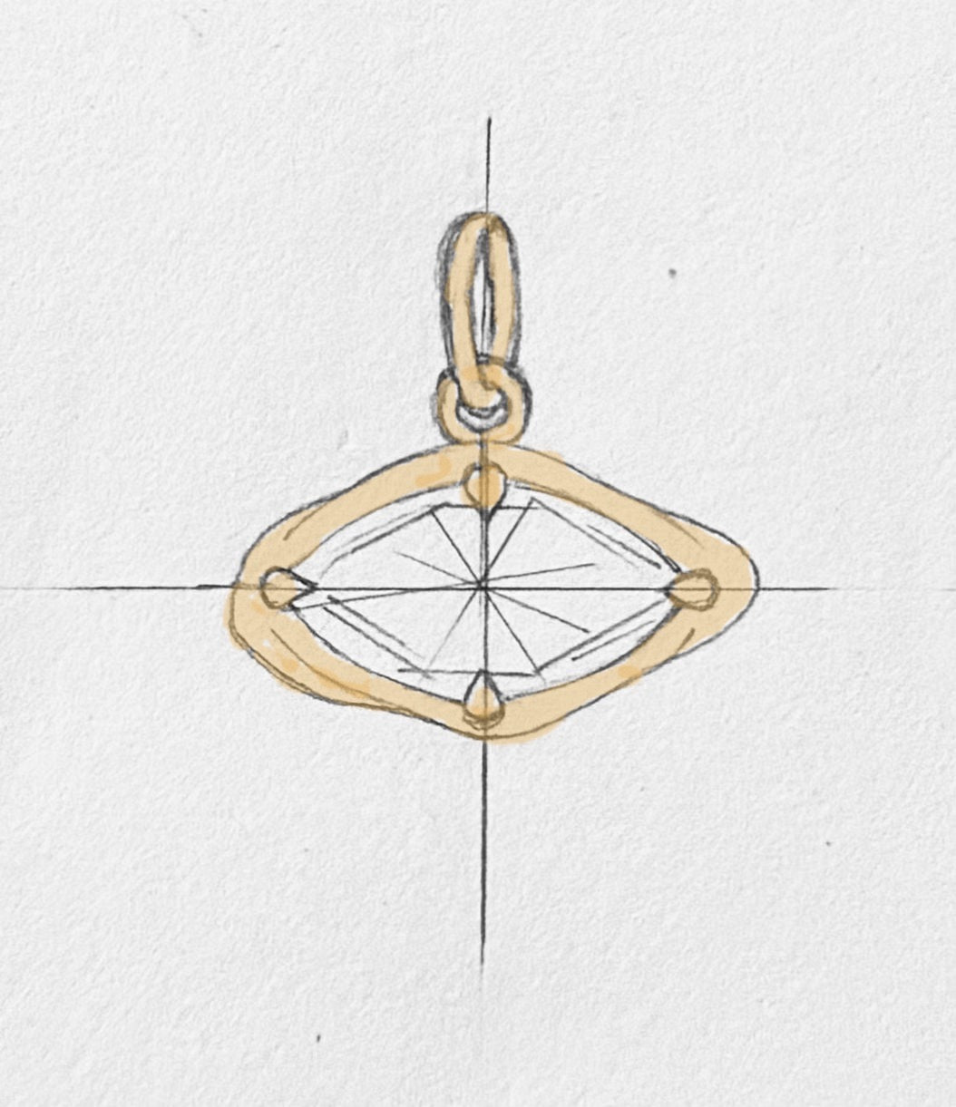 Marquise Earring Charm