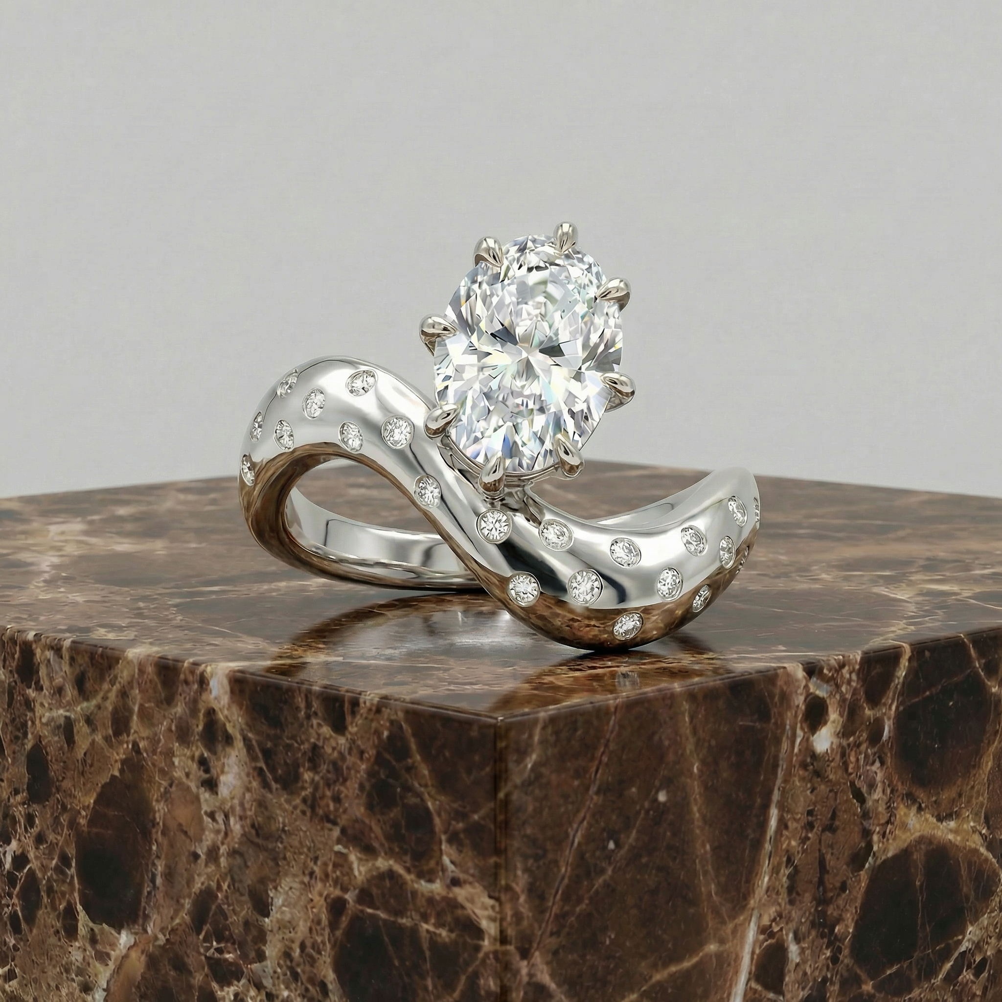 The Orbit Ring - Polka Dot Edition