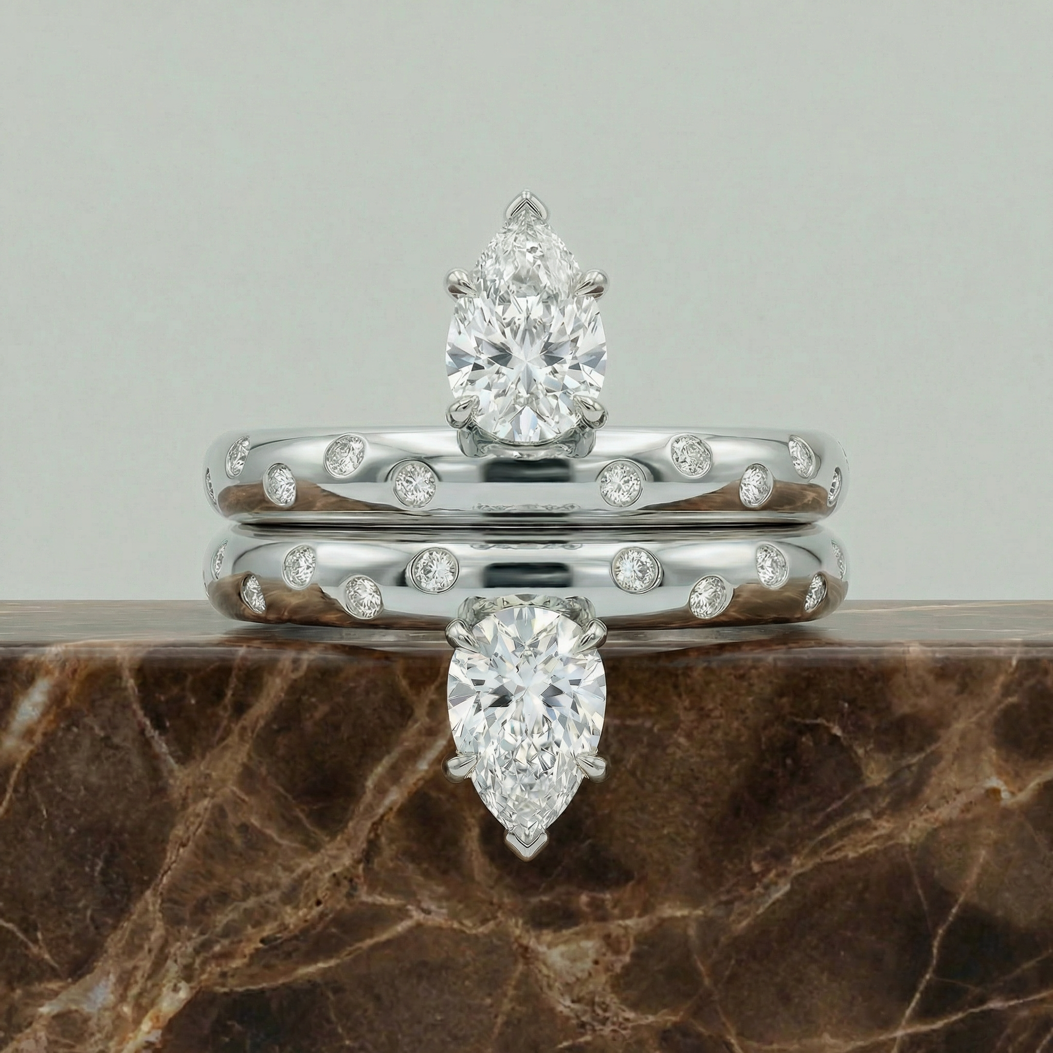 The Twin Flame Ring - Polka Dot Edition