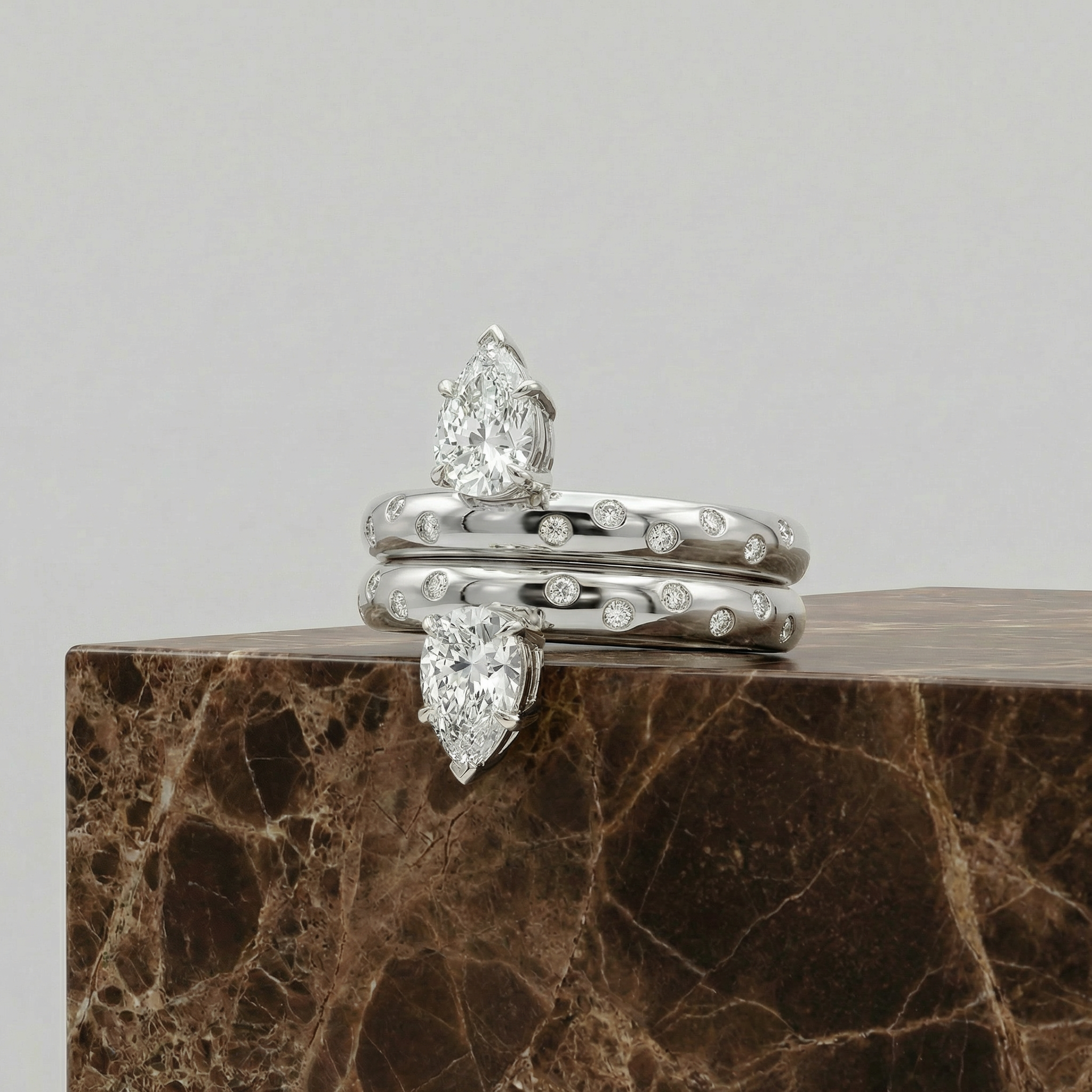 The Twin Flame Ring - Polka Dot Edition