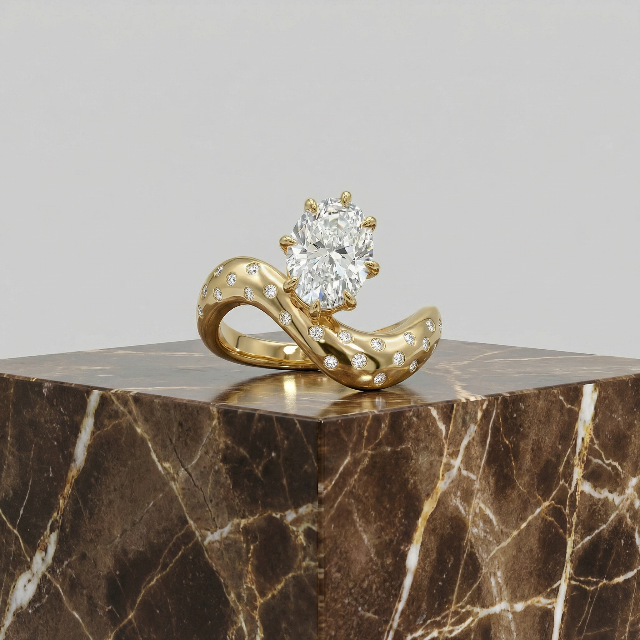 The Orbit Ring - Polka Dot Edition