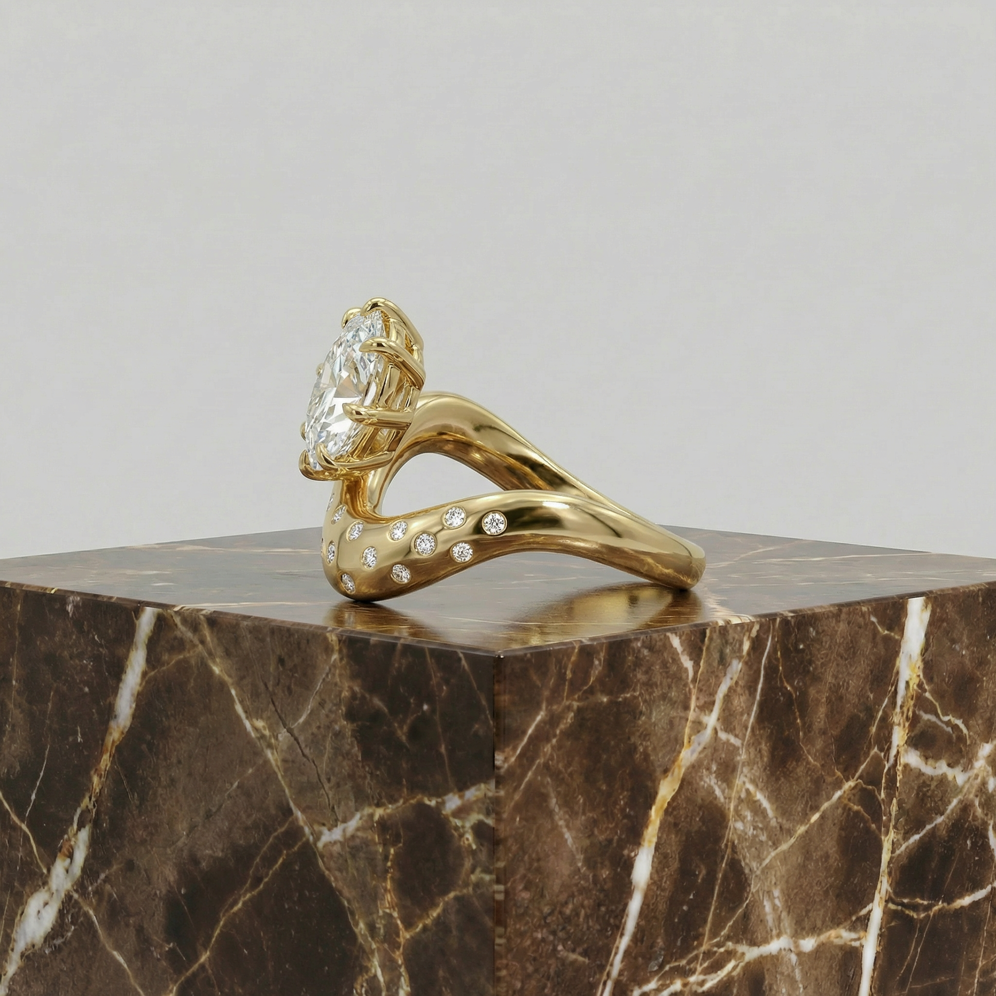 The Orbit Ring - Polka Dot Edition