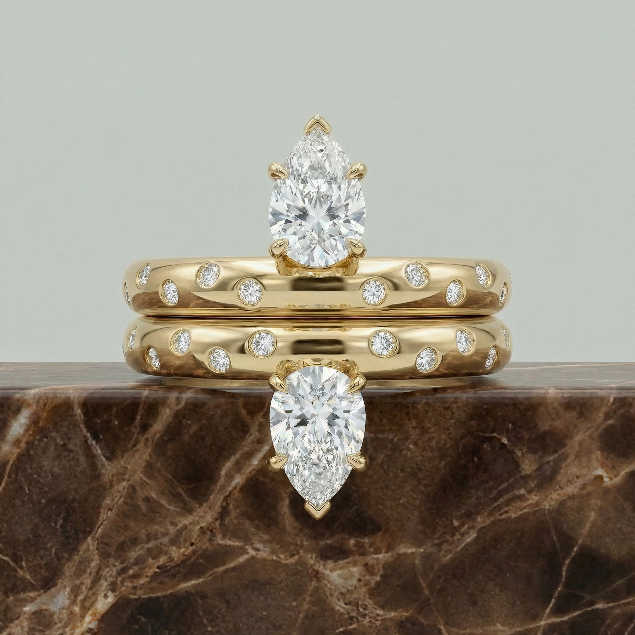 The Twin Flame Ring - Polka Dot Edition